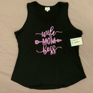 NWT LuLaRoe Tank Top 2XL Custom Vinyl Decal